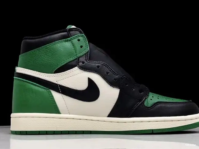 Cheap TBK 1 OG Air High Jordan Sail-Black Green 555088-302 Pine NRG 0507